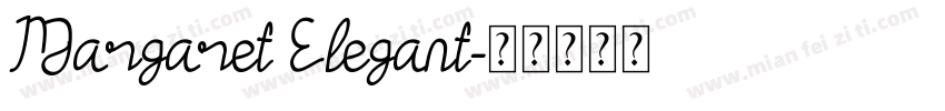 Margaret Elegant字体转换